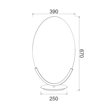MANTRA OASIS 670 Sobremesa Oro