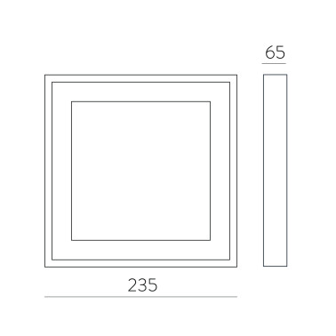ACB NEXUS 235 Plafón Blanco