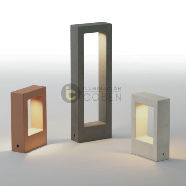 REDO SANDER 300 Baliza de Cemento Gris Oscuro 2700-3000K