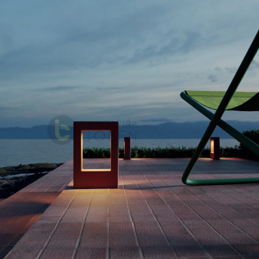 REDO SANDER 300 Baliza de Cemento Terracota 2700-3000K