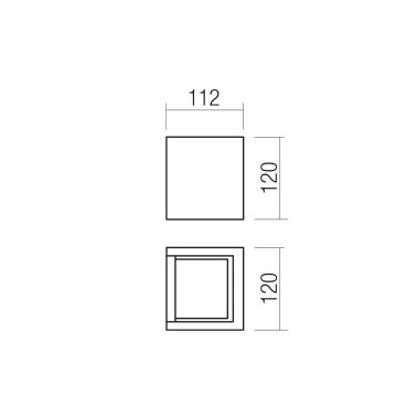 REDO PETRA 120 Aplique de Cemento Terracota