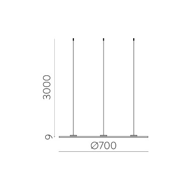ACB SOUND Ø700 Colgante Acústico Antracita