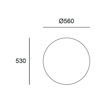 LEDSC4 CISNE Bollard 560 Bola Blanca E27