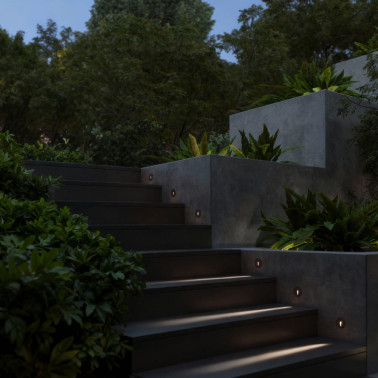 LEDSC4 BAT Square Lineal Driver Gris Oscuro