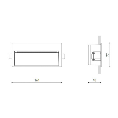 ARKOSLIGHT SLIM MINI Señalizador Blanco Texturizado