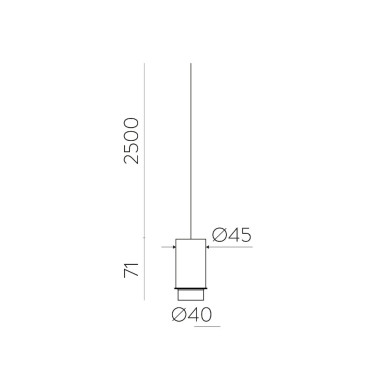 ACB Kit Colgante Sin Base 250 Blanco