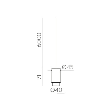 ACB Kit Colgante Sin Base 600 Blanco