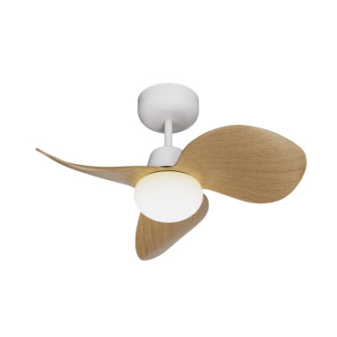 SULION INSTAFAN XS Ventilador Blanco-Madera 3CCT