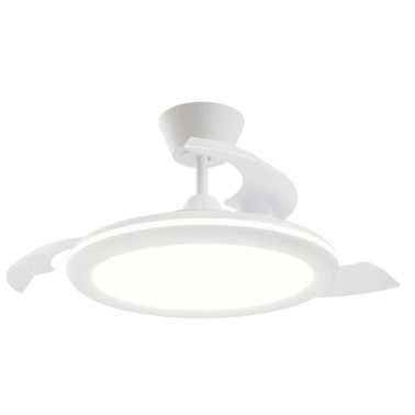 SULION BOMBAY ESTILO S Plafón Ventilador Blanco
