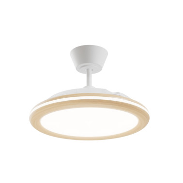 SULION BOMBAY ESTILO S Ventilador Blanco/Madera Clara