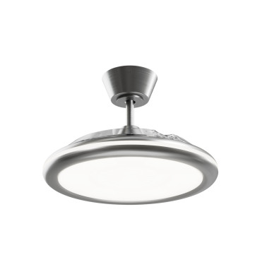 SULION BOMBAY ESTILO S Plafón Ventilador Níquel
