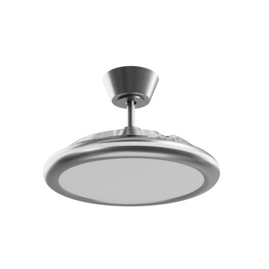 SULION BOMBAY ESTILO S Plafón Ventilador Níquel