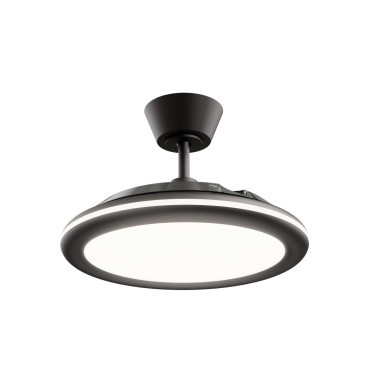SULION BOMBAY ESTILO S Plafón Ventilador Negro