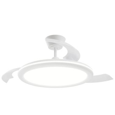 SULION BOMBAY ESTILO M Plafón Ventilador Blanco