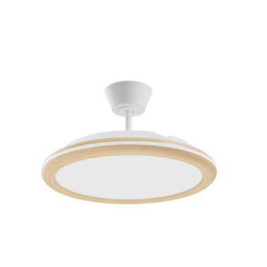 SULION BOMBAY ESTILO M Ventilador Blanco/Madera Clara