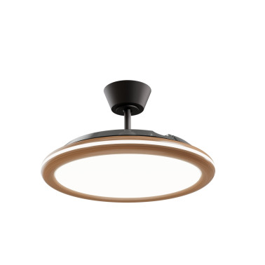 SULION BOMBAY ESTILO M Ventilador Blanco/Madera Oscura