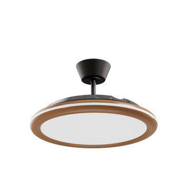 SULION BOMBAY ESTILO M Ventilador Blanco/Madera Oscura