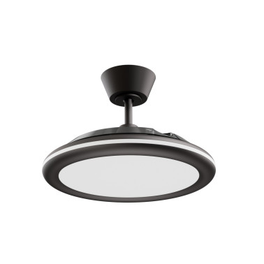 SULION BOMBAY ESTILO M Plafón Ventilador Negro
