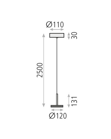 ACB CORVUS 120 Colgante Blanco