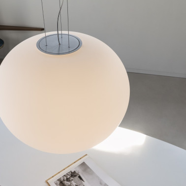 IDEAL LUX COTTON SP1 300 Colgante Blanco