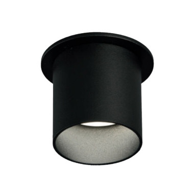 INCOLAMP Foco Empotrado Negro