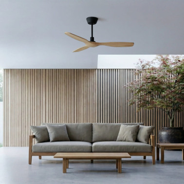 SULION BALCONY NEO 107 Ventilador Negro-Madera