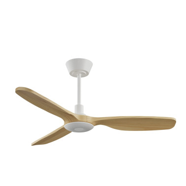 SULION BALCONY NEO 107 LUZ Ventilador Blanco-Madera