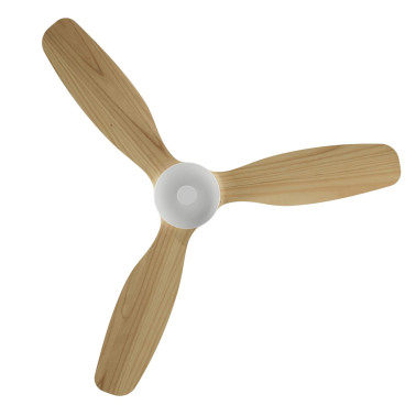 SULION BALCONY NEO 107 LUZ Ventilador Blanco-Madera