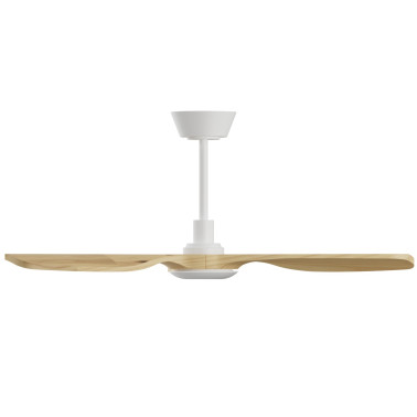 SULION BALCONY NEO 107 LUZ Ventilador Blanco-Madera
