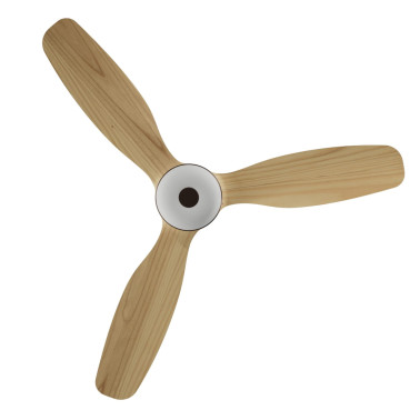 SULION BALCONY NEO 107 LUZ Ventilador Marrón-Madera
