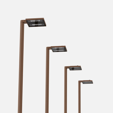 LOMBARDO KAI 2 Cabezal de Farola 55W 70ºx150º 3000K Corten