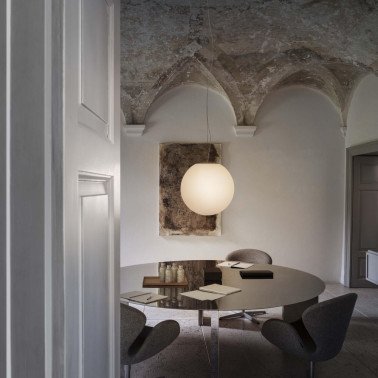 IDEAL LUX MAPA D30 Colgante Blanco