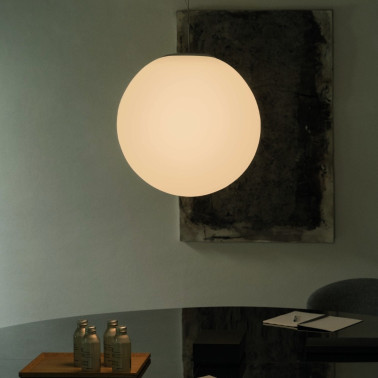 IDEAL LUX MAPA D50 Colgante Blanco