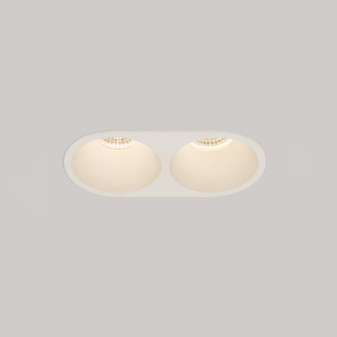 HOFF LIGHT MALTA Round Doble IP20 Blanco GU10