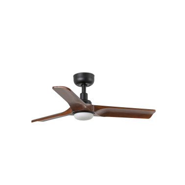 FARO HEYWOOD S LED Ventilador Negro-Nogal 10W SWT