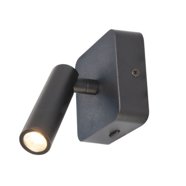 MANTRA POPA LED Aplique Lector Negro