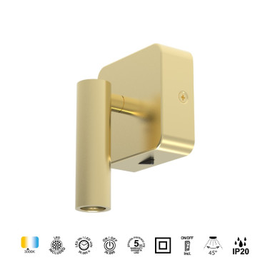 MANTRA POPA LED Aplique Lector Oro