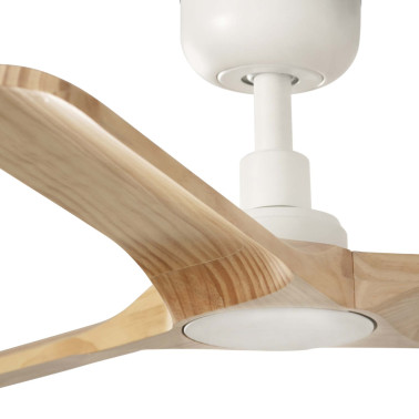 FARO HEYWOOD S Ventilador de Techo Blanco-Pino