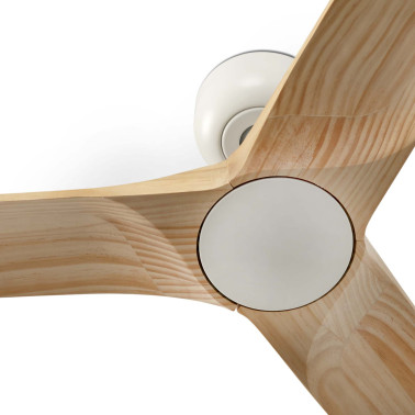 FARO HEYWOOD S Ventilador de Techo Blanco-Pino