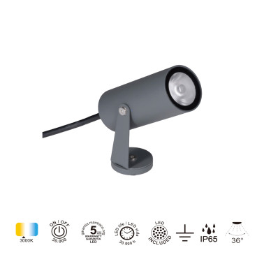 MANTRA LOGAN LED Foco Gris