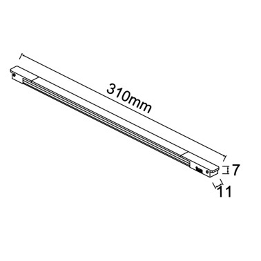 MANTRA MAGNETO MINI Lineal 6W 36º