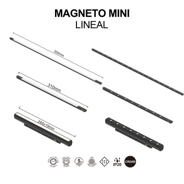 MANTRA MAGNETO MINI Lineal 6W 110º