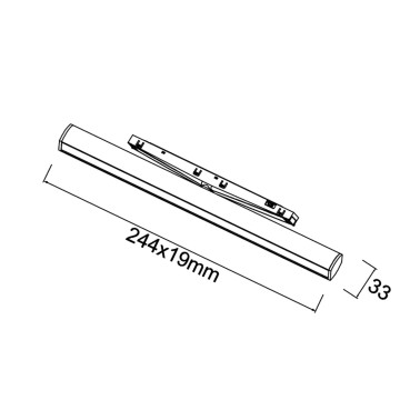 MANTRA MAGNETO MINI 360º Lineal 6W 36º