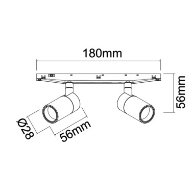 MANTRA MAGNETO MINI Foco 2L 10W 38º