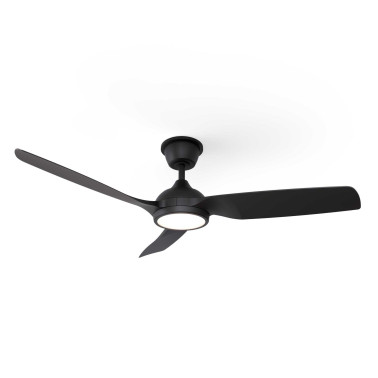 SULION DANA LUZ Ventilador IP66 Negro 21W CCT