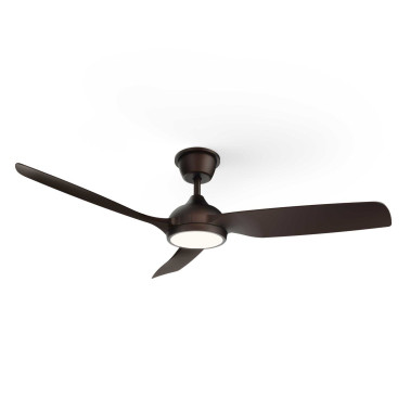 SULION DANA LUZ Ventilador IP66 Marrón Oscuro 21W CCT