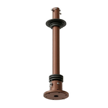 SULION Accesorio Tija IP66 Marrón Óxido de 100 CM + Cable