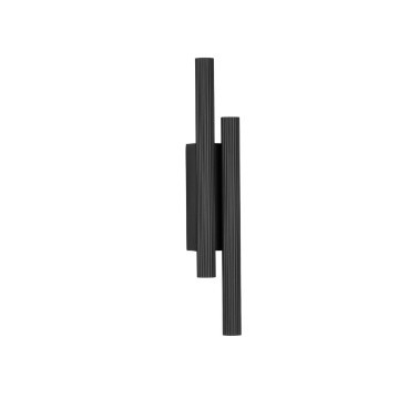 NOVA LUCE PARON 2L Aplique de Pared Negro 15W