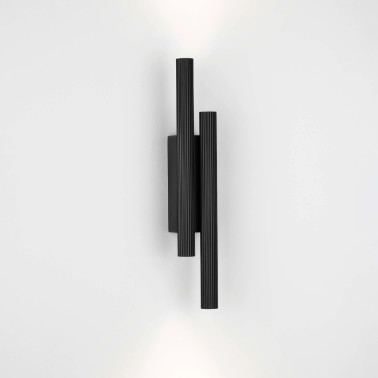 NOVA LUCE PARON 2L Aplique de Pared Negro 15W