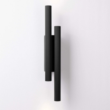 NOVA LUCE PARON 2L Aplique de Pared Negro 15W
